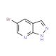5-Bromo-1H-pyrazolo[3,4-b]pyridine (CAS 875781-17-2) - chemical structure image