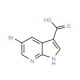 5-Bromo-1H-pyrrolo[2,3-b]pyridine-3-carboxylic acid (CAS 849068-61-7) - chemical structure image