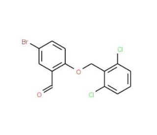 5-Bromo-2-[(2,6-dichlorobenzyl)oxy]benzaldehyde - chemical structure image