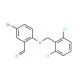 5-Bromo-2-[(2,6-dichlorobenzyl)oxy]benzaldehyde - chemical structure image