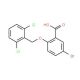 5-Bromo-2-[(2,6-dichlorobenzyl)oxy]benzoic acid - chemical structure image