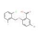 5-Bromo-2-[(2-chloro-6-fluorobenzyl)oxy]-benzoic acid - chemical structure image
