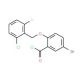 5-bromo-2-[(2-chloro-6-fluorobenzyl)oxy]benzoyl chloride - chemical structure image