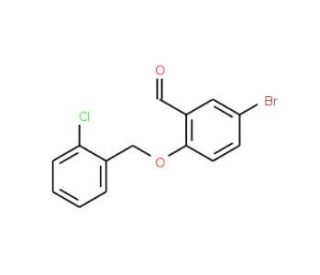 5-Bromo-2-[(2-chlorobenzyl)oxy]benzaldehyde - chemical structure image