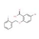 5-Bromo-2-[(2-fluorobenzyl)oxy]benzoic acid - chemical structure image