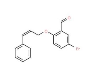 5-Bromo-2-{[(2E)-3-phenylprop-2-enyl]-oxy}benzaldehyde - chemical structure image