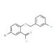 5-bromo-2-[(3-chlorobenzyl)oxy]benzoyl chloride - chemical structure image
