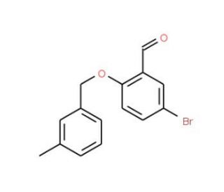 5-Bromo-2-[(3-methylbenzyl)oxy]benzaldehyde - chemical structure image