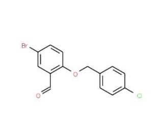 5-Bromo-2-[(4-chlorobenzyl)oxy]benzaldehyde - chemical structure image