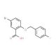 5-Bromo-2-[(4-fluorobenzyl)oxy]benzoic acid - chemical structure image