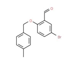 5-Bromo-2-[(4-methylbenzyl)oxy]benzaldehyde - chemical structure image