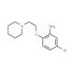5-Bromo-2-[2-(1-piperidinyl)ethoxy]aniline - chemical structure image
