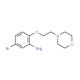 5-Bromo-2-[2-(4-morpholinyl)ethoxy]aniline - chemical structure image