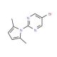 5-Bromo-2-(2,5-dimethyl-1H-pyrrol-1-yl)pyrimidine (CAS 478258-81-0) - chemical structure image