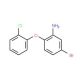 5-Bromo-2-(2-chlorophenoxy)aniline - chemical structure image