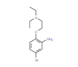 5-Bromo-2-[2-(diethylamino)ethoxy]aniline - chemical structure image