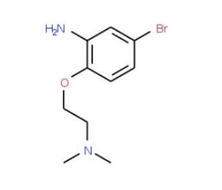 5-Bromo-2-[2-(dimethylamino)ethoxy]aniline - chemical structure image