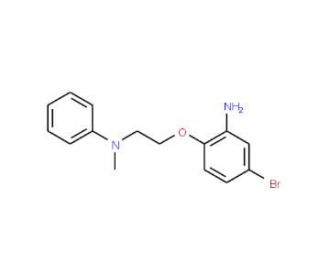 5-Bromo-2-[2-(methylanilino)ethoxy]aniline - chemical structure image