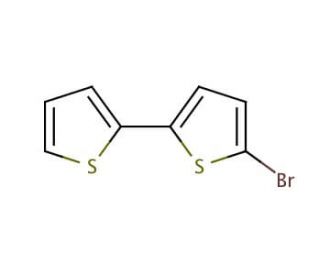 5-Bromo-2,2&prime;-bithiophene (CAS 3480-11-3) - chemical structure image