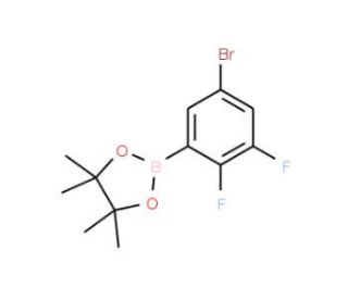 5-Bromo-2,3-difluorobenzeneboronic acid, pinacol ester - chemical structure image