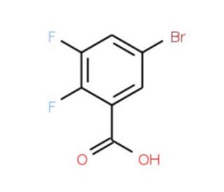 5-Bromo-2,3-difluorobenzoic acid (CAS 887585-64-0) - chemical structure image