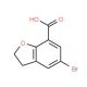 5-Bromo-2,3-dihydrobenzo[b]furan-7-carboxylic Acid (CAS 41177-72-4) - chemical structure image