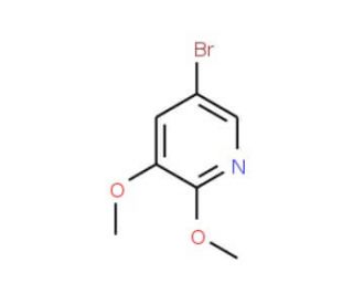5-Bromo-2,3-dimethoxypyridine (CAS 52605-98-8) - chemical structure image