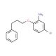 5-Bromo-2-(3-phenylpropoxy)aniline - chemical structure image