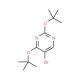 5-Bromo-2,4-di-(tert-butoxy)pyrimidine (CAS 19752-61-5) - chemical structure image