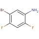 5-Bromo-2,4-difluoroaniline (CAS 452-92-6) - chemical structure image