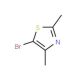 5-Bromo-2,4-dimethyl-1,3-thiazole (CAS 28599-52-2) - chemical structure image
