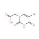(5-bromo-2,4-dioxo-3,4-dihydropyrimidin-1(2H)-yl)acetic acid (CAS 31385-63-4) - chemical structure image