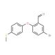 5-Bromo-2-[4-(methylthio)phenoxy]benzaldehyde - chemical structure image