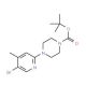 5-Bromo-2-[4-(N-Boc)piperazin-1-yl]-4-methylpyridine (CAS 944582-92-7) - chemical structure image