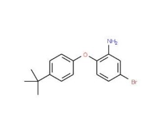 5-Bromo-2-[4-(tert-butyl)phenoxy]aniline (CAS 946700-34-1) - chemical structure image