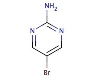 5-Bromo-2-aminopyrimidine (CAS 7752-82-1) - chemical structure image