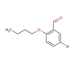 5-Bromo-2-butoxybenzaldehyde - chemical structure image