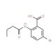 5-Bromo-2-butyramidobenzoic acid (CAS 73721-76-3) - chemical structure image
