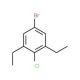 5-Bromo-2-chloro-1,3-diethylbenzene - chemical structure image