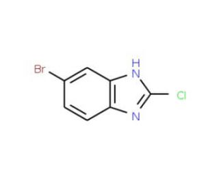 5-Bromo-2-chloro-1H-1,3-benzimidazole (CAS 683240-76-8) - chemical structure image