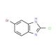 5-Bromo-2-chloro-1H-1,3-benzimidazole (CAS 683240-76-8) - chemical structure image