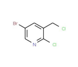 5-Bromo-2-chloro-3-(chloromethyl)pyridine - chemical structure image