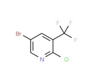 5-Bromo-2-chloro-3-(trifluoromethyl)pyridine (CAS 211122-40-6) - chemical structure image