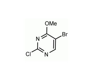 5-Bromo-2-chloro-4-methoxypyrimidine (CAS 57054-92-9) - chemical structure image