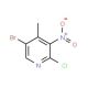 5-Bromo-2-chloro-4-methyl-3-nitropyridine (CAS 884495-15-2) - chemical structure image