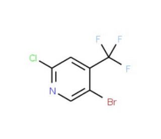 5-Bromo-2-chloro-4-(trifluoromethyl)pyridine (CAS 823221-93-8) - chemical structure image