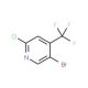 5-Bromo-2-chloro-4-(trifluoromethyl)pyridine (CAS 823221-93-8) - chemical structure image