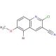 5-Bromo-2-chloro-6-methoxyquinoline-3-carbonitrile (CAS 948294-04-0) - chemical structure image