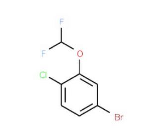 5-Bromo-2-chloro-(difluoromethoxy)benzene - chemical structure image
