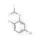 5-Bromo-2-chloro-(difluoromethoxy)benzene - chemical structure image